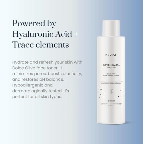 Regine Switzerland Hydrating Hyaluronic Acid Face Toner - Pore-Minimizing & Anti-Aging Formula for Sensitive Skin, 6.7 oz