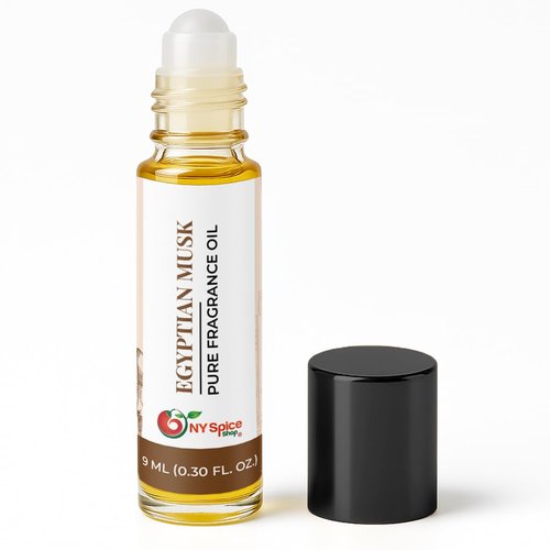 NY Spice Shop Egyptian Musk Fragrance - Soft Floral Musk Oil Blend for Enduring Aroma | Traditional Arabic Perfume