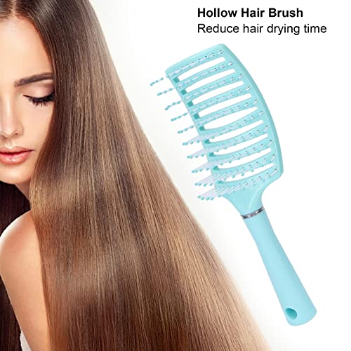 Vented Paddle Hair Brush, Styling Hair Brush, Detangling Hair Brush, Paddle Brush for Thick Straight Hair, Massage Hair Comb, Anti-static Hair Comb, Vented Hair Brush (blue)