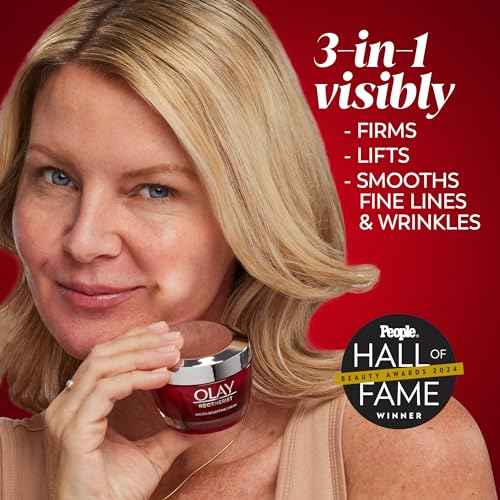 Olay Face Moisturizer, Regenerist Micro-Sculpting Cream for Women, Fragrance-Free - Hydrating, Anti-Aging, Anti-Wrinkle, Firming Skin Care - Hyaluronic Acid, Niacinamide, Amino Peptides, 1.7 Oz