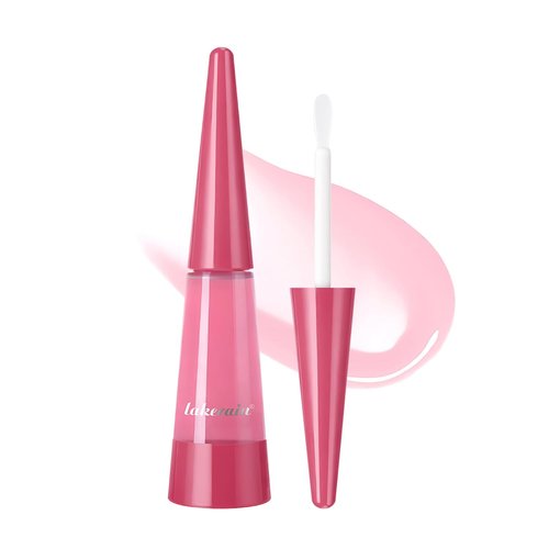 Baisen Diary Plumping Lip Oil - Ultra-Hydrating Glossy Finish for Smooth, Juicy Lips | #5 Soft Pink