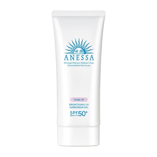 Anessa Tone Up Brightening UV Sunscreen Gel - SPF 50+ PA++++ | 90g for Radiant Skin Protection