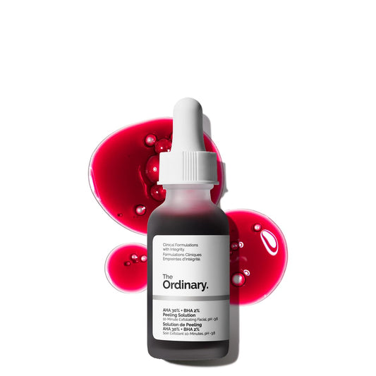 The Ordinary AHA 30% + BHA 2% Peeling Solution - Advanced Exfoliating Peel for Radiant Skin
