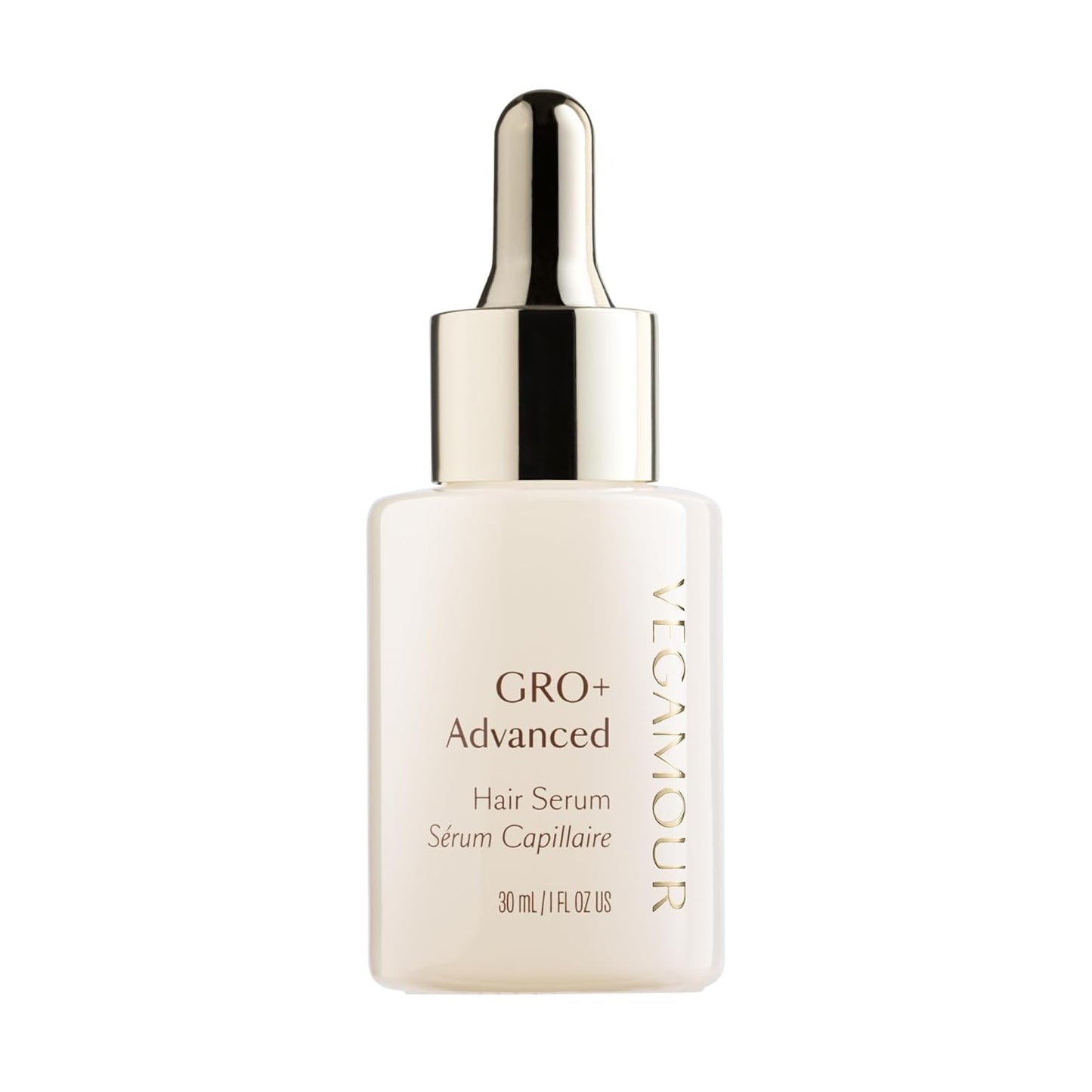 VEGAMOUR GRO+ Advanced Hair Serum - Boosts Hair Density & Reduces Shedding | Fragrance-Free, Vegan, Cruelty-Free