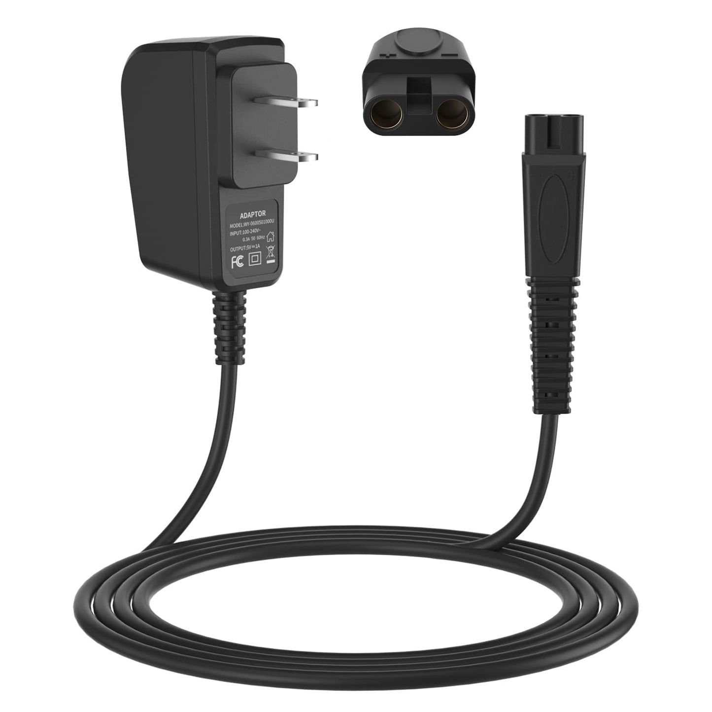 Andis 5V 1A Charger Adapter - Replacement Power Cord for 17150, 17165, TS-1 & TS-2 Foil Shavers