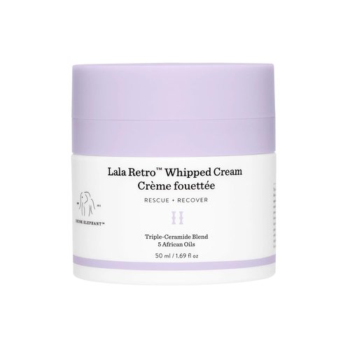 Drunk Elephant Lala Retro Whipped Cream - Hydrating Ceramide Moisturizer - 1.69 oz | Clean & Cruelty-Free