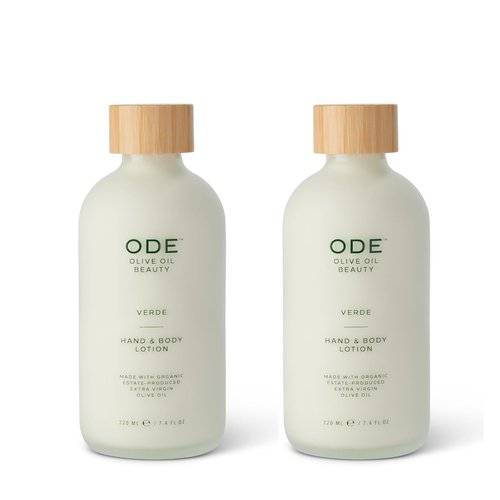 McEvoy Ranch Verde Hand & Body Lotion - Organic EVOO for Everyday Hydration | 2-Pack, California Made