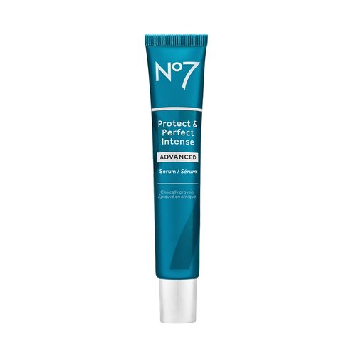 No7 Protect & Perfect Intense Advanced Serum - Anti-Aging Face Serum with Hyaluronic Acid & Matrix 3000+ Technology (1.69 Fl Oz)