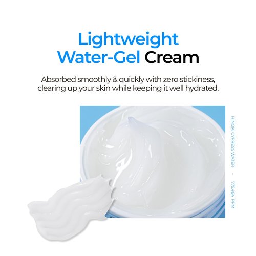 IZEZE Soul HNA Hydro Cream 1.69 fl.oz, 50 ml | Hyaluronic Acid Moisturizer Face Cream, Adenosine Facial Cream, Cypress Water, Korean Skincare for Dry Skin, Hydrating Cypress Extract