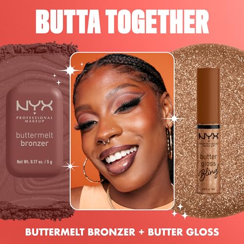 NYX PROFESSIONAL MAKEUP Butter Gloss, Non-Sticky Lip Gloss - Devil's Food Cake (Deep Plum)