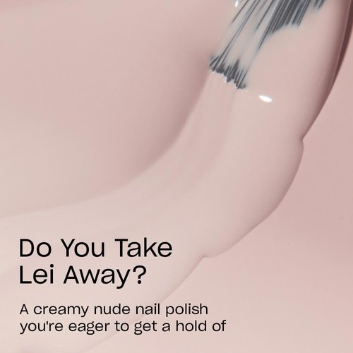 OPI Nail Lacquer Do You Take Lei Away? | Opaque Soft Beige Crème Chip Resistant Nail Polish | Fast Drying, Streak Free