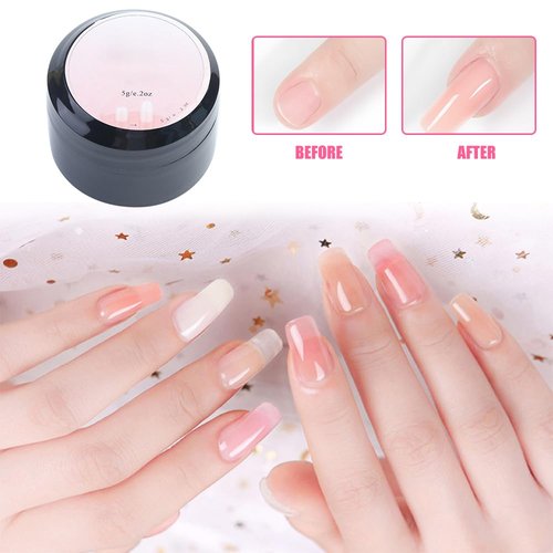 Nail Repair Protection Gel, New Nail Repair Kit for Split Natural Nails, Instant Cracked Nail Repair Gel, Broken Nails Repair Kit for Natural Nails, Easy Quick Fix for Home Use