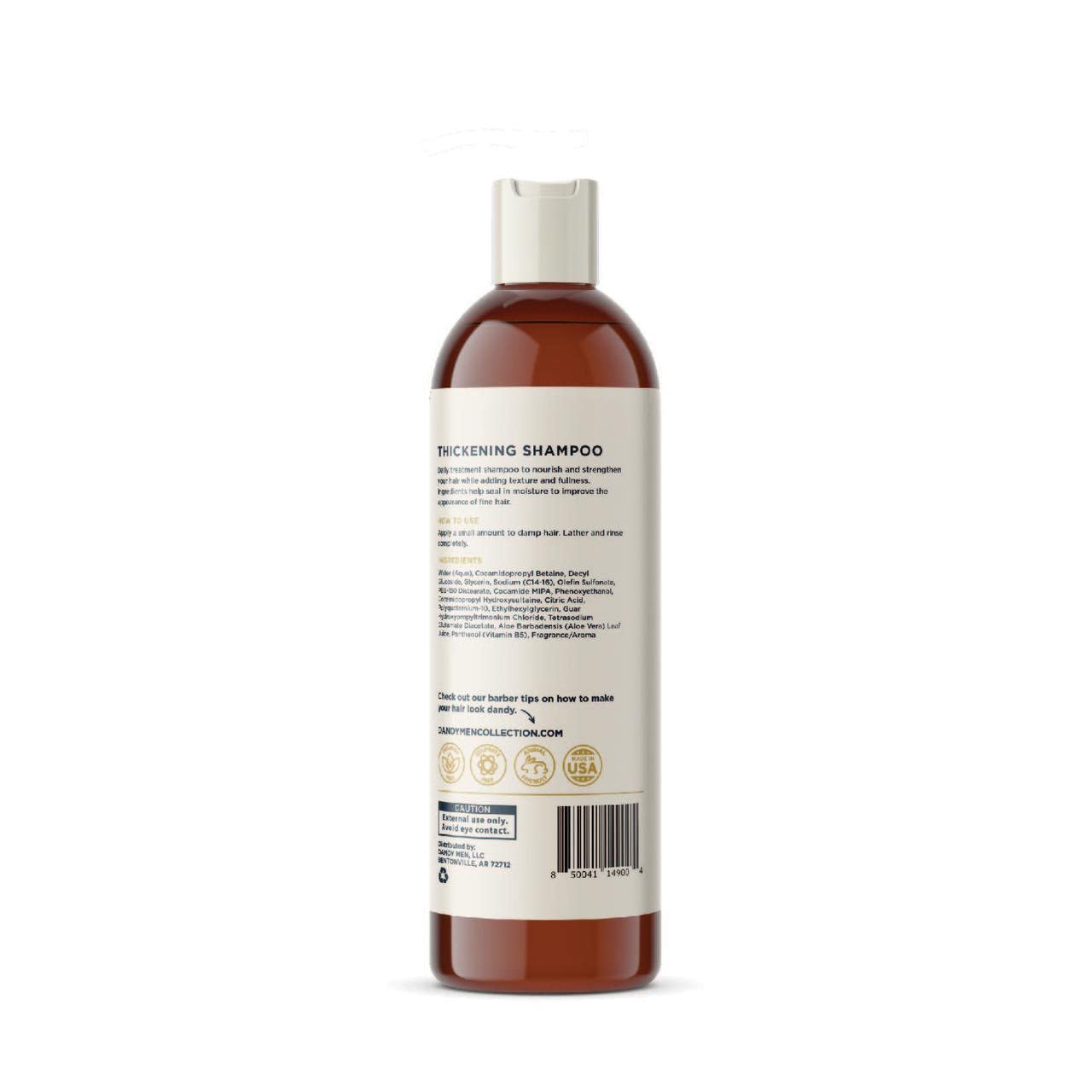 Dandymen Thickening Shampoo 11.83 oz