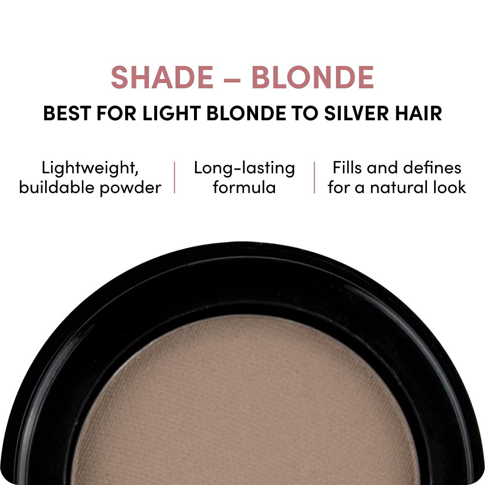 Billion Dollar Brows Eyebrow Powder - Blonde | Buildable Coverage for Fuller, Fluffier Brows, Velvet-Smooth Formula