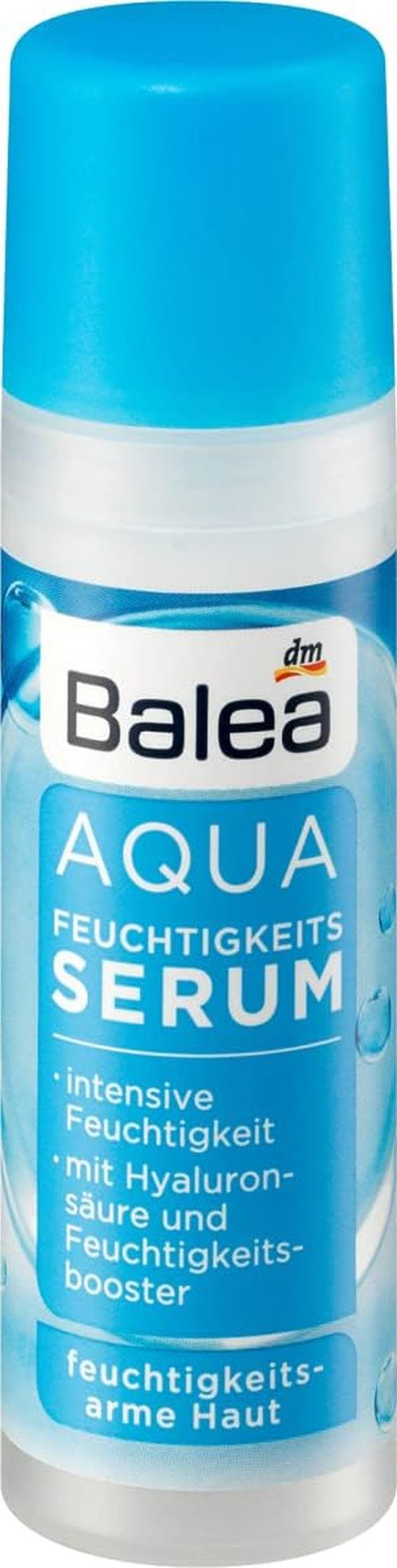 Balea Aqua Moisture Serum - Hydrating Formula for Glowing Skin | 1.01 fl. oz | Made in Germany