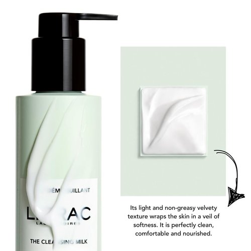 Lierac Cleansing Milk - Hydrating Face Makeup Remover & Cleanser | Nourishing Formula, 200ml