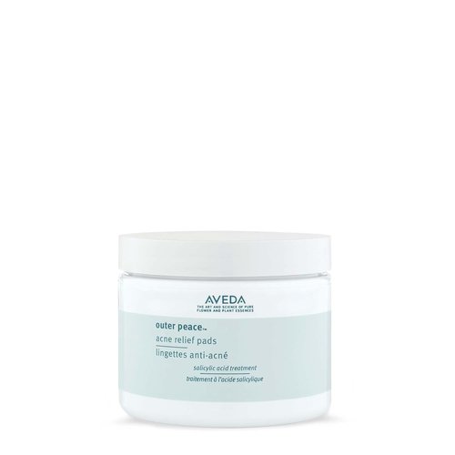 Aveda Outer Peace Acne Relief Pads - Salicylic Acid Formula | Exfoliates & Unclogs Pores | 50 Count