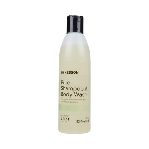 McKesson Pure Shampoo & Body Wash - Sulfate-Free, Unscented, Paraben-Free, 8 oz
