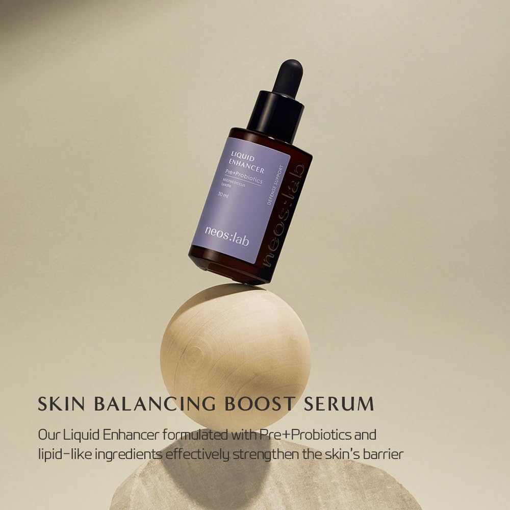Skiennix Liquid Enhancer Pre+Probiotics Facial Serum - 1.01 fl. oz. for Dewy, Moisturized Skin