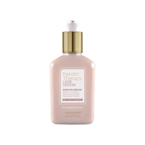 ALFAPARF MILANO Lisse Design Keratin Therapy Hair Serum - Anti-Frizz & Smoothing Treatment | 4.23 fl oz
