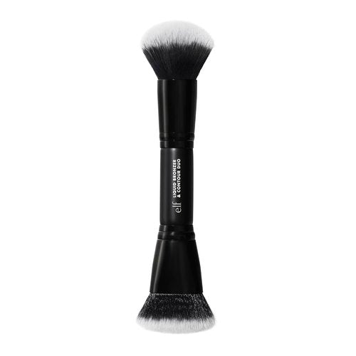 e.l.f. Liquid Bronzer & Contour Duo - Silky Pigmented Formula with Dual-Ended Brush | Vegan & Cruelty-Free