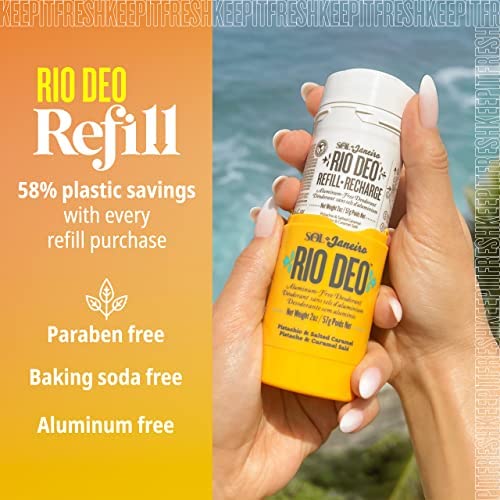 Sol de Janeiro Rio Deo - Aluminum-Free Refillable Deodorant for Long-Lasting Freshness