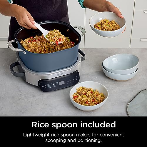 Ninja® 12-in-1 PossibleCooker™ PLUS | 8.5-qt - Sous Vide & Proof Multi-Cooker | Slow Cooker, Dutch Oven & More | Glass Lid & Integrated Spoon | Nonstick | Oven Safe Pot to 500°F | Black | MC1010
