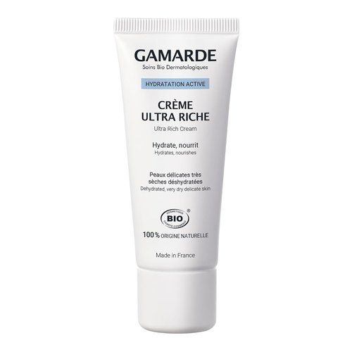 Gamarde Ultra Rich Cream - Hydrating Face Moisturizer with Hyaluronic Acid & Shea Butter - 1.41 oz