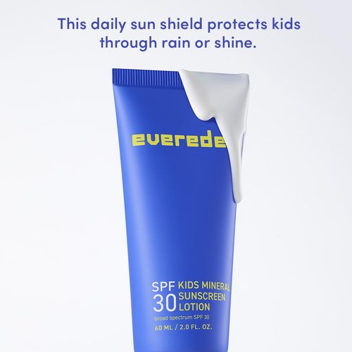 Evereden Premium Mineral Sunscreen SPF 30 - Safe, Non-Nano Sunblock for Kids & Family | Reef-Friendly UVA & UVB Protection