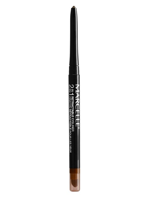 Marcelle 2-in-1 Retractable Eyeliner - Copper, Waterproof & Long-Lasting for Smokey Eyes | 0.31 g