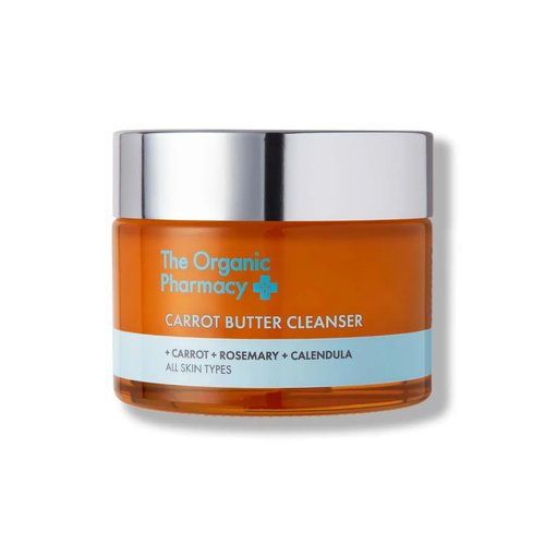 Organic Pharmacy Carrot Butter Cleanser - Balm to Oil Makeup Remover for All Skin Types | 1.18 Fl Oz