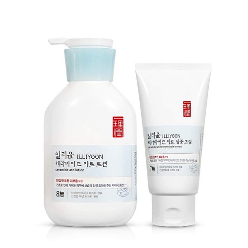 ILLIYOON Ceramide Ato Lotion Set - Nourishing Hydration for Sensitive Skin | 17.9 OZ