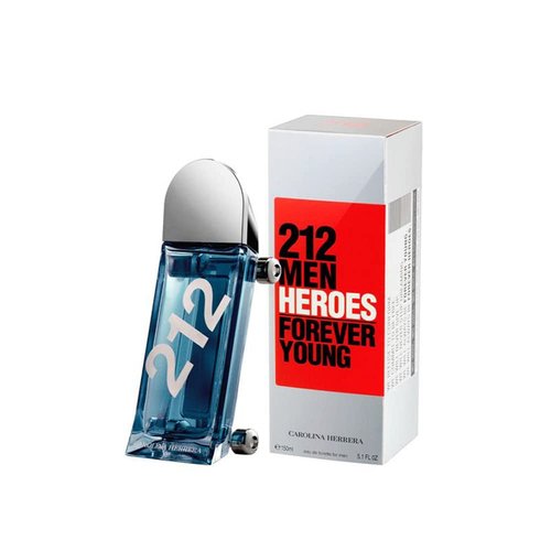 Carolina Herrera 212 Heroes Forever Young EDT Spray for Men - 5.1 oz Fragrance
