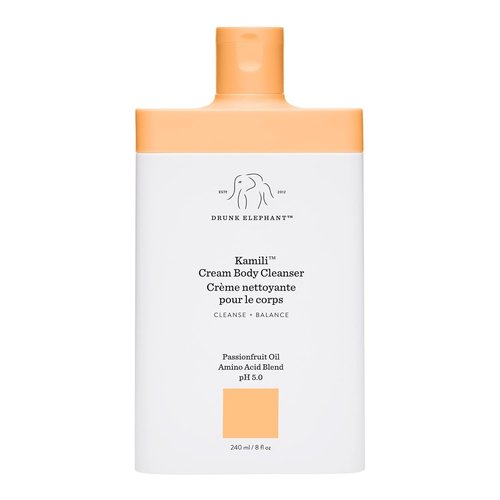 Drunk Elephant Kamili Cream Body Cleanser - 240 ml/8 fl oz - Sulfate-Free Body Wash - Clean Clinical Skincare - Cruelty-Free - Free of Essential Oils, Silicones, and SLS