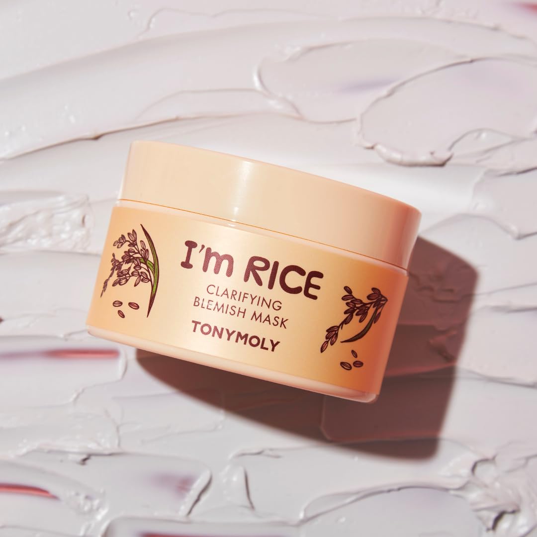 TONYMOLY I'm Rice Clarifying Clay Mask - Detoxify & Soothe Irritated Skin | 100ml