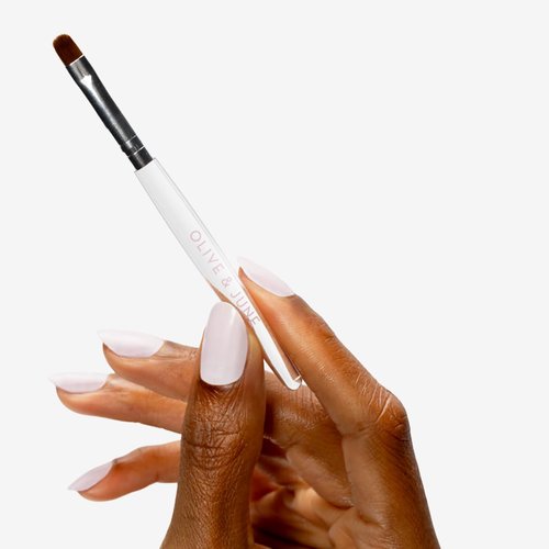 Olive & June Clean Up Brush - Achieve Flawless At-Home Manicures | Rounded Flexible Tip | Vegan Bristles