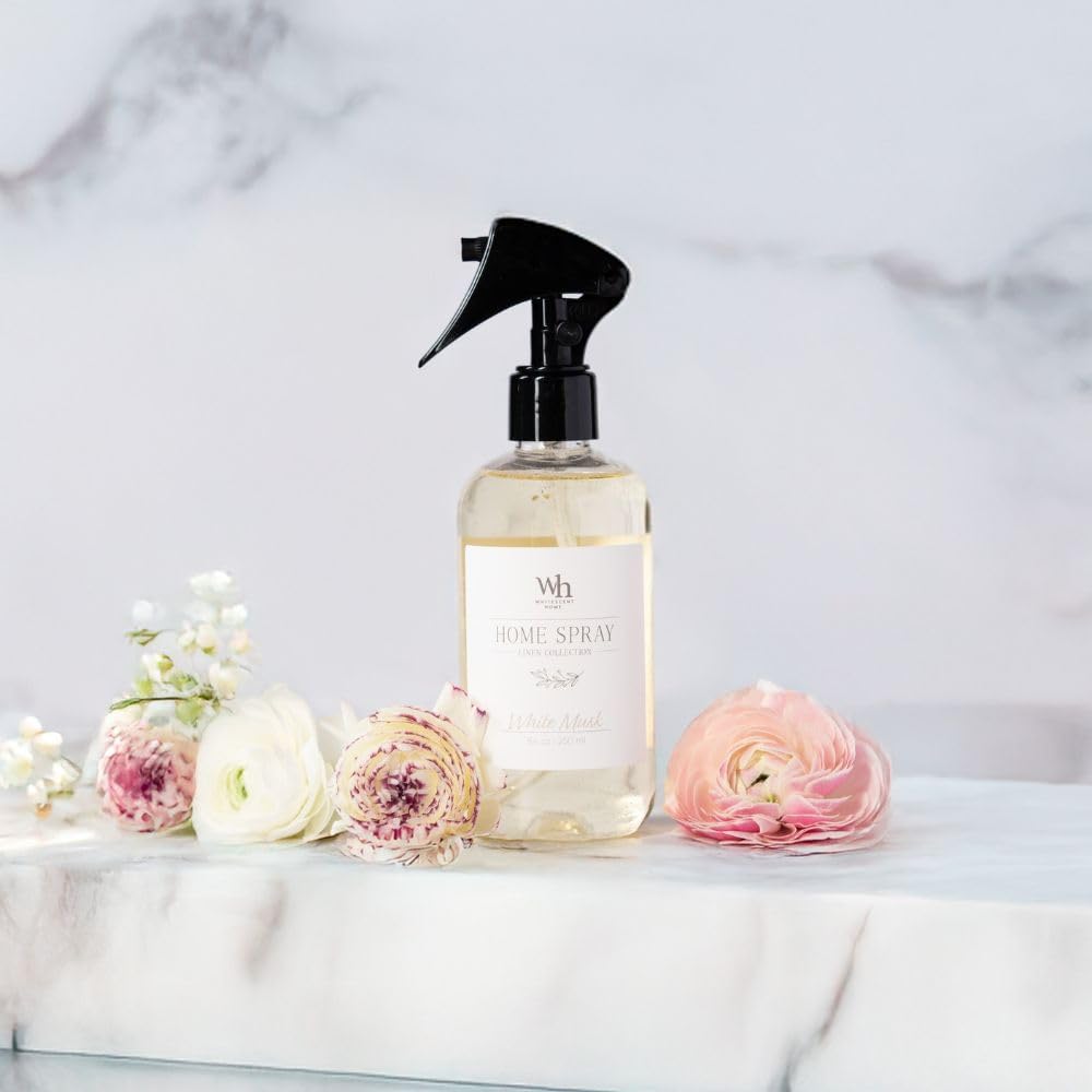 White Musk Home Spray - Refreshing Linen Collection | 250ml for Invigorating Ambiance