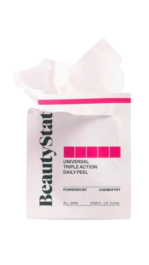 BeautyStat Triple Action Exfoliating Peel Pad - Gentle Daily Treatment for Uneven Tone, Fine Lines & Pores