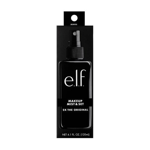 e.l.f. Makeup Mist & Set - Lightweight Hydrating Spray for All-Day Wear | Infused with Aloe & Green Tea, 4 Fl Oz