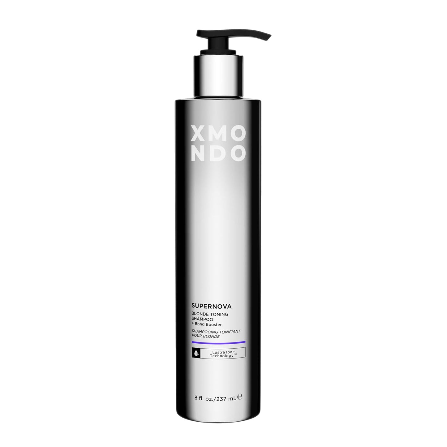 XMONDO Hair Supernova Blonde Toning Shampoo - Vegan Formula with Jojoba Oil & Violet Pigments, 8 Fl Oz