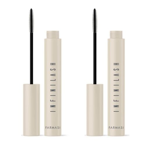 FARMASi Infinilash Mascara - Lengthening & Volumizing, Clump-Free Formula | Twin-Vortex Brush, Ultra Black