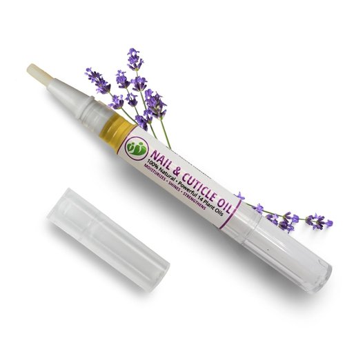 Mona Brands All Natural Nail Oil Cuticle Pen - Restores & Protects Damaged Cuticles | Moisturizes & Strengthens | Lavender (2.5 mL)