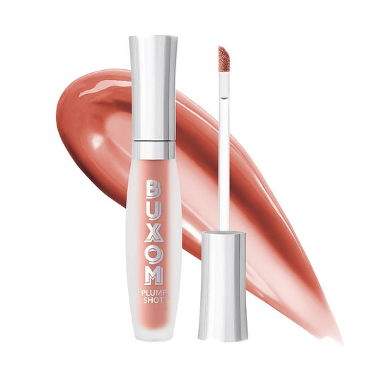 Buxom Plump Shot Peptide-Infused Lip Serum, Lip Plumping Gloss, Formulated with Advanced Peptides, Hyaluronic Acid, Avocado & Jojoba Oil