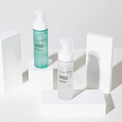Dr.Different Zero Cleanser - Hypoallergenic pH 5.5 Foaming Face Cleanser with Hyaluronic Acid & Ceramide | 6.76 fl. oz.