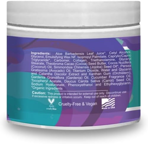 Skiennix Stretch Mark Reducer Cream - Vegan Aloe & Collagen Formula for Sensitive Skin (4oz)