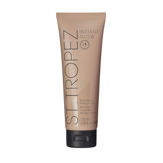 St. Tropez Instant Glow Bronzer - Smudge-Proof, Vegan Face & Body Makeup for Radiant Skin