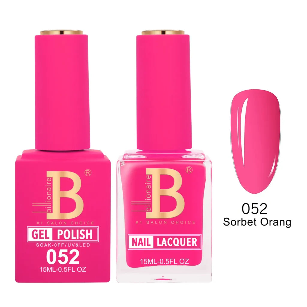 Matching Gel & Lacquer Nail Polish Duo Set - Multiple Colors