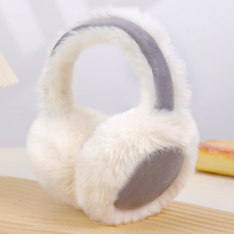 Foldable Plush Winter Earmuffs for Warmth