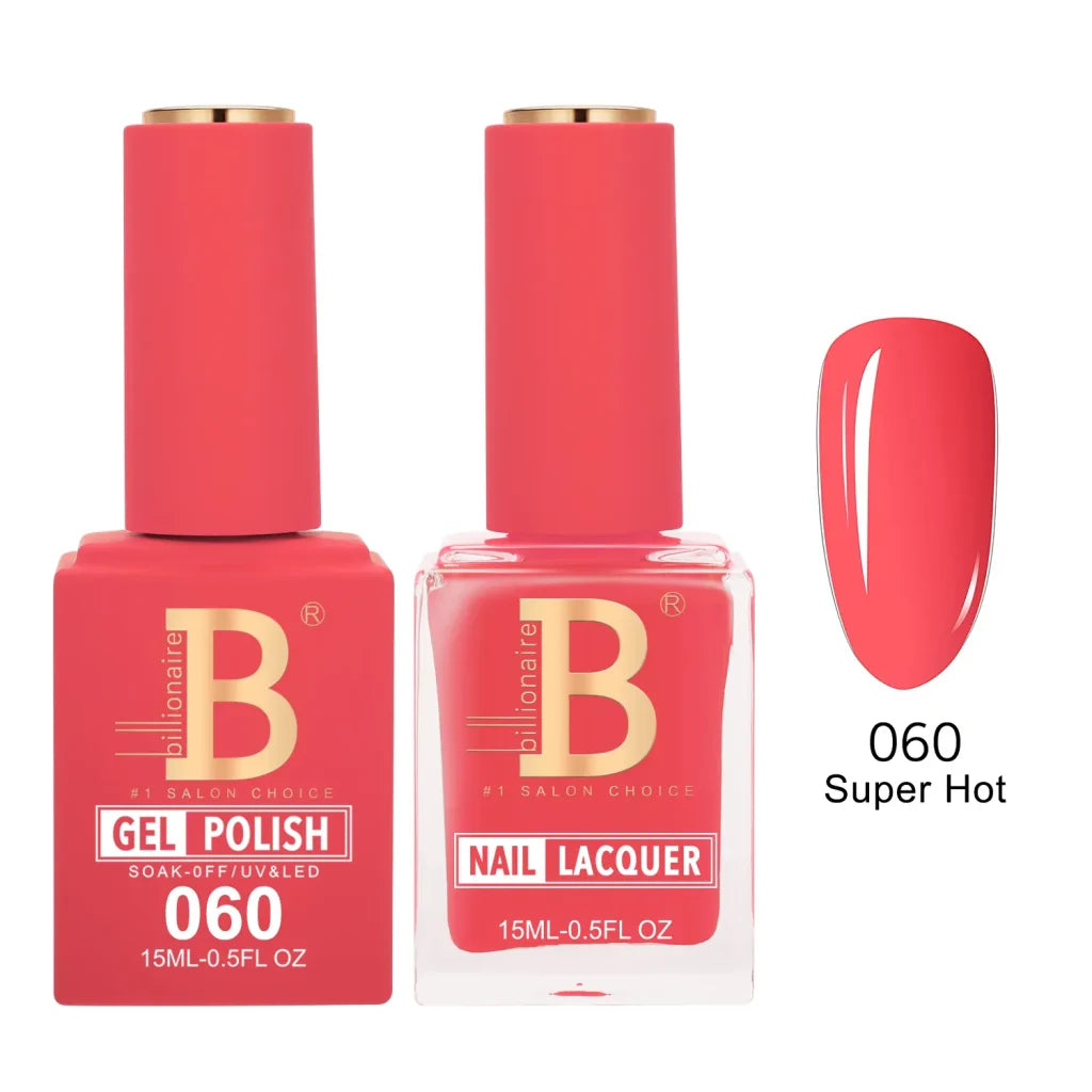 Matching Gel & Lacquer Nail Polish Duo Set - Multiple Colors