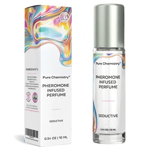 Pure Chemistry Pheromones Perfumes Cologne for Women - Roll On Perfume Oil with Enhanced Scents for Allure, Confidence and Presence - 10ml
